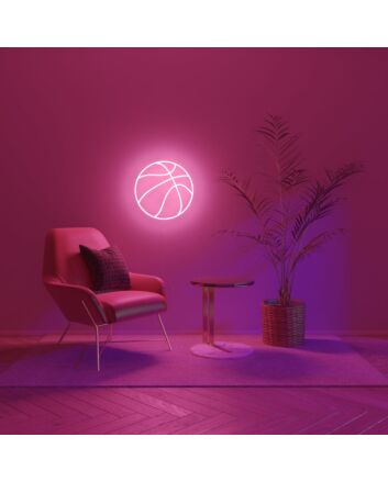 Basketball Neon Sign for Sports Lovers and Enthusiasts