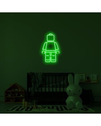 Lego Man Lego Guy Lego Boy Neon Sign for Kids and Playful Spaces