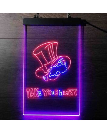 Persona 5 Take Your Heart Dual LED Neon Sign for Anime and Game Fans