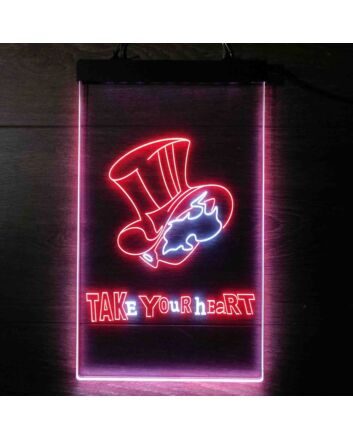 Persona 5 Take Your Heart Dual LED Neon Sign for Anime and Game Fans