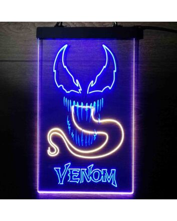 Venom Superhero Dual LED Neon Sign for Superhero Fans