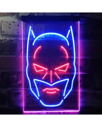 Batman Dual LED Neon Sign for Superhero Fans