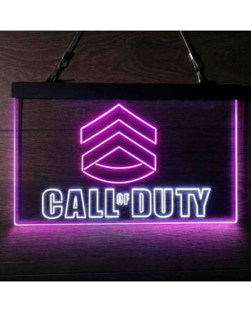 Call Of Duty Dual LED Neon Sign for Gaming Fans