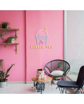 Bubble Milk Tea Neon Sign for Refreshing and Fun Spaces