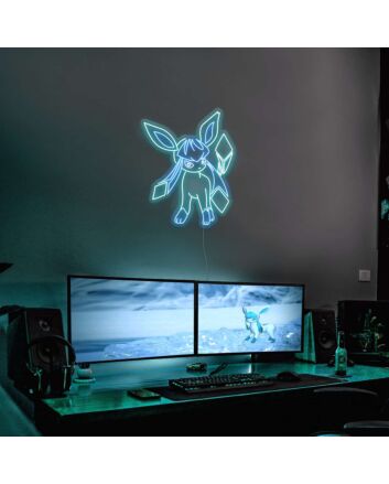 Glaceon Neon Sign for Anime Fans