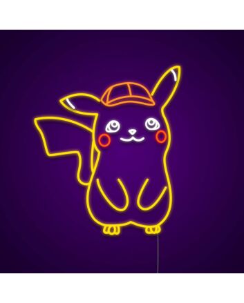 Pikachu Neon Sign for Anime Fans