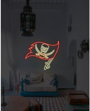 Tampa Bay Buccaneers Neon Sign for Sports Fans