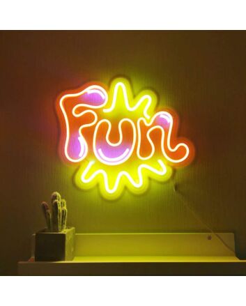 Fun Art Neon Sign for Creative and Artistic Spaces