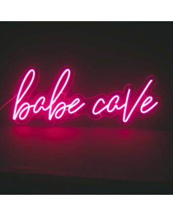 Babe Cave Neon Sign for Fun and Feminine Spaces