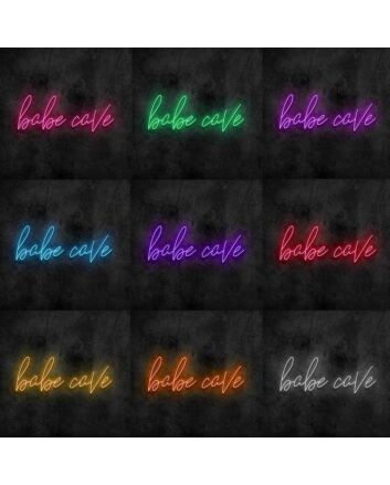 Babe Cave Neon Sign for Fun and Feminine Spaces