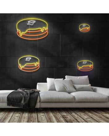 Pancakes Neon Sign for Breakfast and Fun Spaces