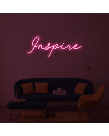 Inspire Neon Sign for Inspirational and Motivational Spaces