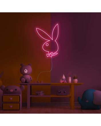 Rabbit Neon Sign for Animal and Whimsical Decor