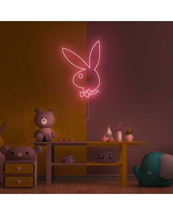 Rabbit Neon Sign for Animal and Whimsical Decor