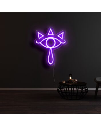 The Legend of Zelda Sheikah Lens of Truth Neon Sign for Gaming Fans