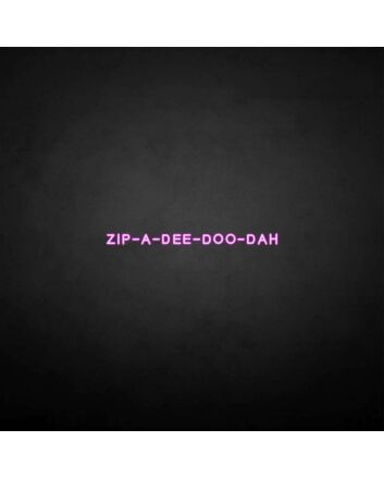 ZIP&#39; neon sign