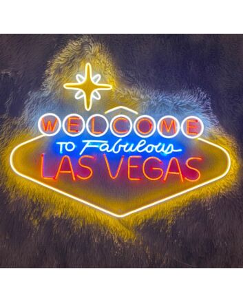 Las Vegas Neon Sign for City and Nightlife Decor