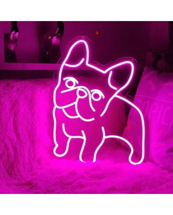 French Bulldog Animal Neon Sign for Pet Lovers