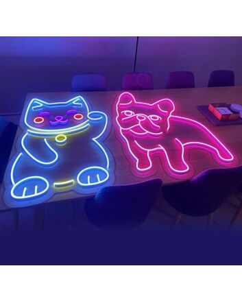 French Bulldog Animal Neon Sign for Pet Lovers