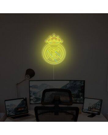 Real Madrid Neon Sign for Sports Fans