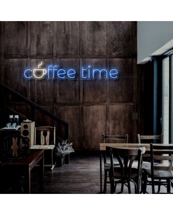 Coffee Time Neon Sign for Cafes and Coffee Lovers