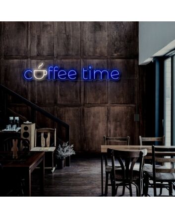 Coffee Time Neon Sign for Cafes and Coffee Lovers