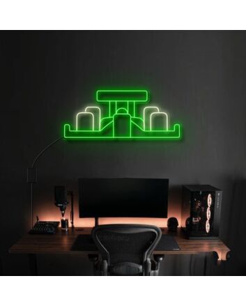 Formula 1 Racing Car Front Neon Sign for Car Enthusiasts