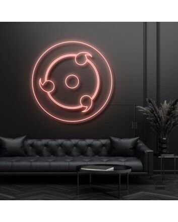 Sharingan Neon Sign for Anime Fans