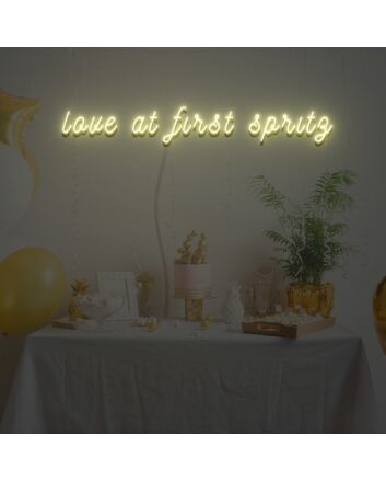 Love At First Spritz Neon Sign for Celebratory and Fun Spaces