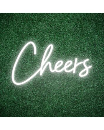 Cheers LED Neon Sign Light for Celebratory and Social Spaces