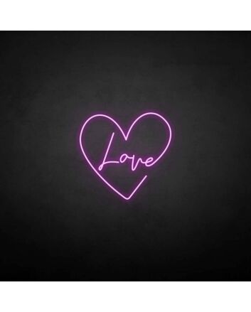 &#39;Love&#39; neon sign