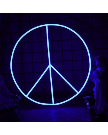 Peace Neon Sign for Peaceful and Positive Spaces