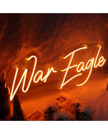 War Eagle Neon Sign for Sports Fans