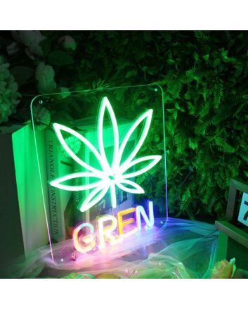 Marijuana Open Neon Sign for Cannabis Enthusiasts