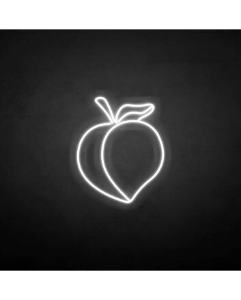 &#39;Peach&#39; neon sign