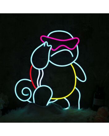 Anime Squirtle Custom Neon Sign for Anime Fans