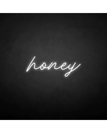 &#39;Honey&#39; neon sign
