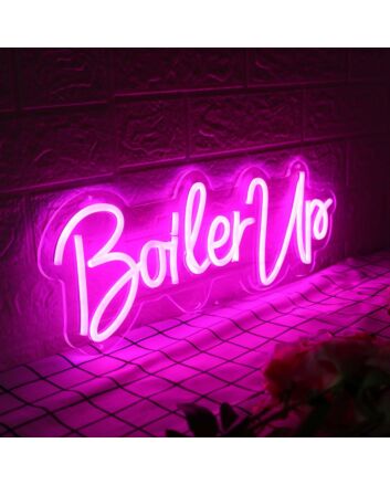 Boiler Up Purple Neon Sign for Sports Fans
