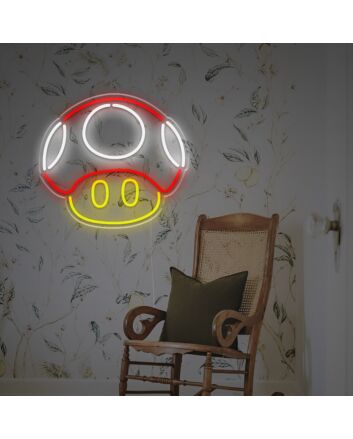 Anime Mushroom LED Neon Sign for Anime Fans