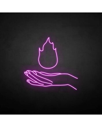 Fire&#39; neon sign