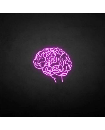 &#39;Brain&#39; neon sign