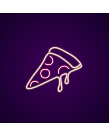 Pizza Neon Sign for Pizzerias and Dining Areas