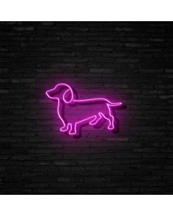 Dachshund Neon Sign for Dog Lovers and Pet Spaces