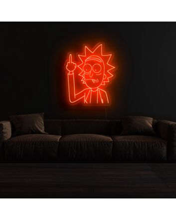 Rick and Morty Neon Sign for Fans and Fun Spaces