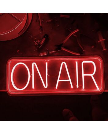 On Air Neon Sign for Studios and Broadcasting Spaces