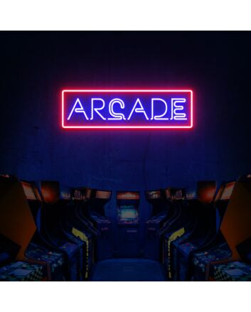 Arcade Neon Sign for Gaming and Fun Spaces