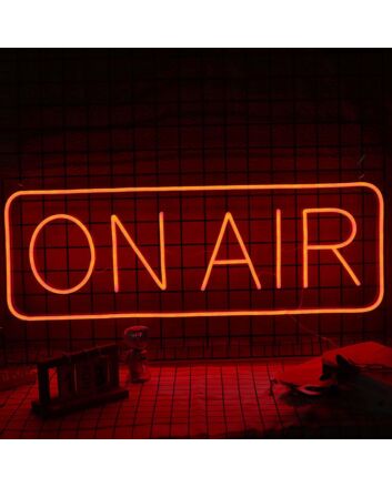 On Air Neon Sign for Studios and Broadcasting Spaces