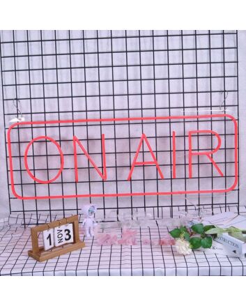 On Air Neon Sign for Studios and Broadcasting Spaces