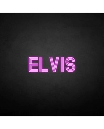 ELVIS&#39; neon sign