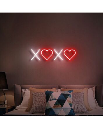 Xoxo Neon Sign for Romantic and Loving Spaces